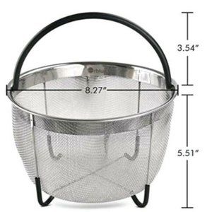 ORBLUE Steamer Basket for Instant Pot 6 Quart